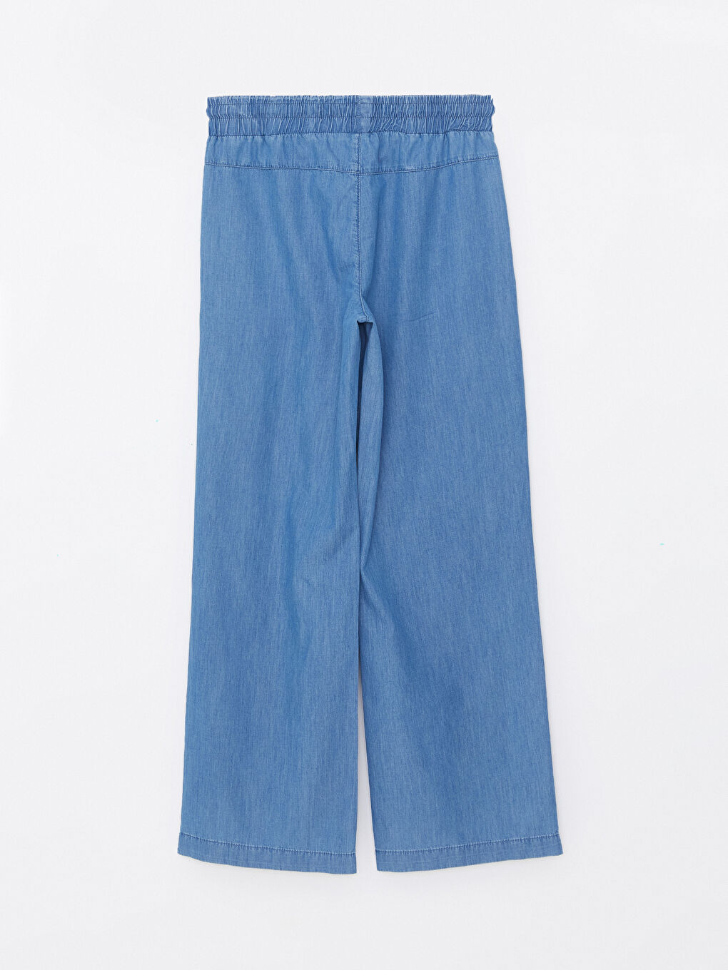Wideleg Women's Jeans With Elastic Waist -S40250Z8-563