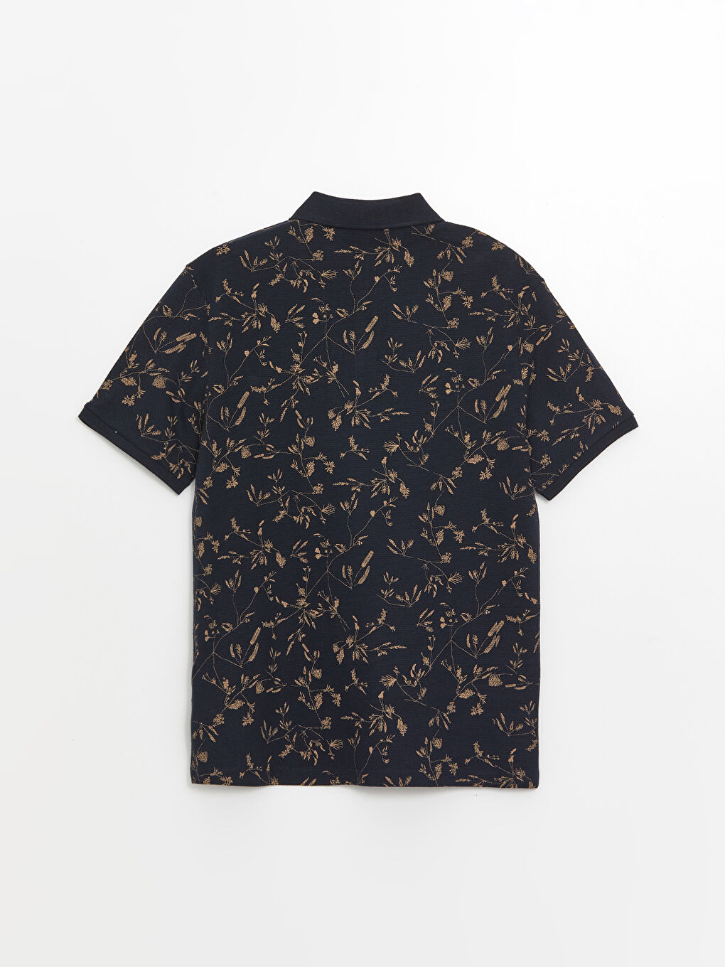 Polo Neck Short Sleeve Patterned Men's T-Shirt -S40269Z8-RFH