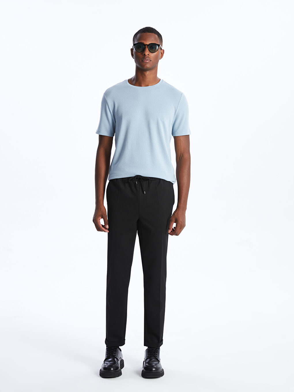 Crew Neck Short Sleeve Men's T-shirt -S40272Z8-J0M