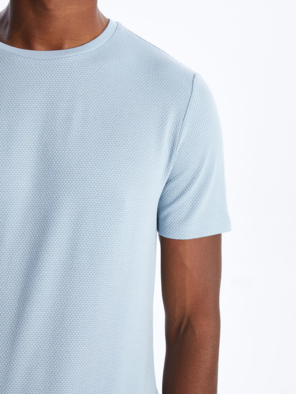 Crew Neck Short Sleeve Men's T-shirt -S40272Z8-J0M