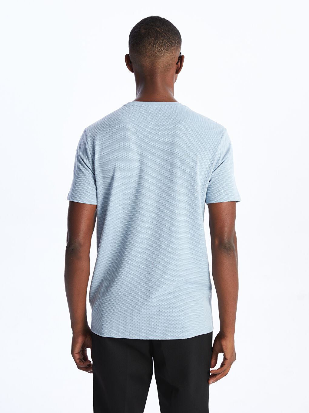 Crew Neck Short Sleeve Men's T-shirt -S40272Z8-J0M
