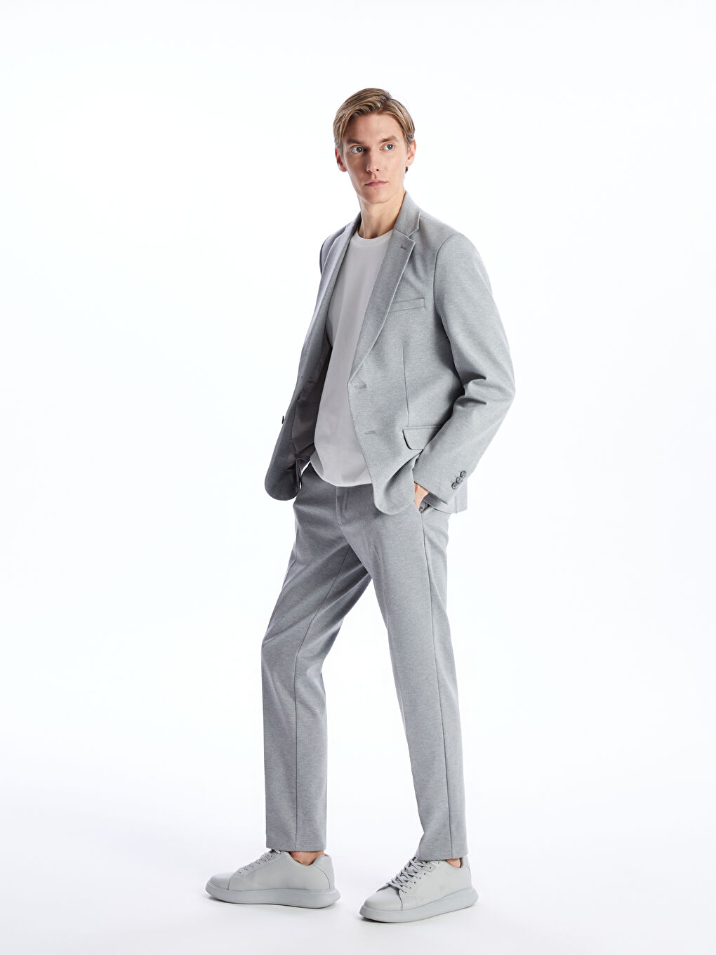 LCWAIKIKI Formal Gri Slim Fit Erkek Pantolon