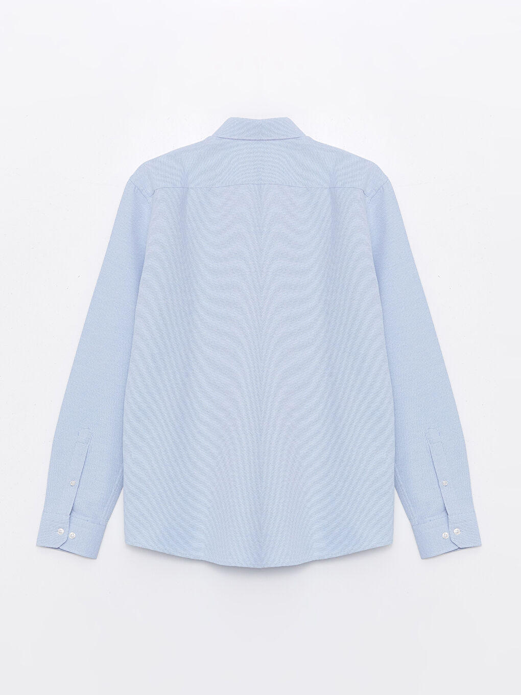 Slim Fit Long Sleeve Dobby Weave Men's Shirt -S40292Z8-CZA