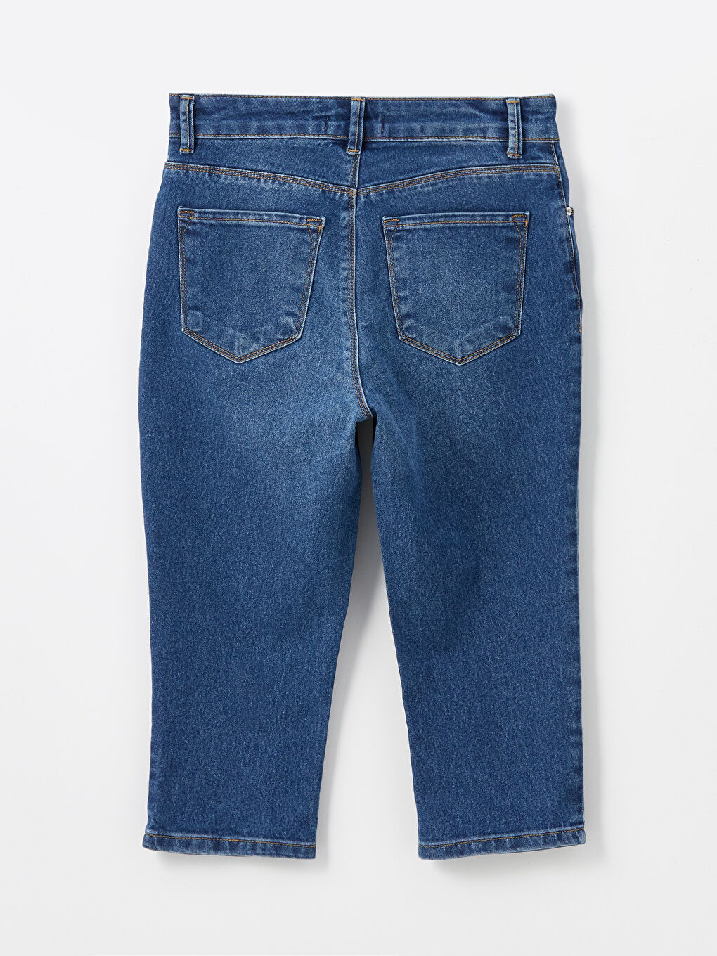 Slim Fit Women's Denim Capri -S40334Z8-309