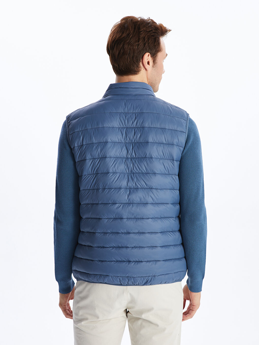 LCWAIKIKI Classic Gilet Doudoune à Col Cheminée pour Hommes Coupe Standard-5