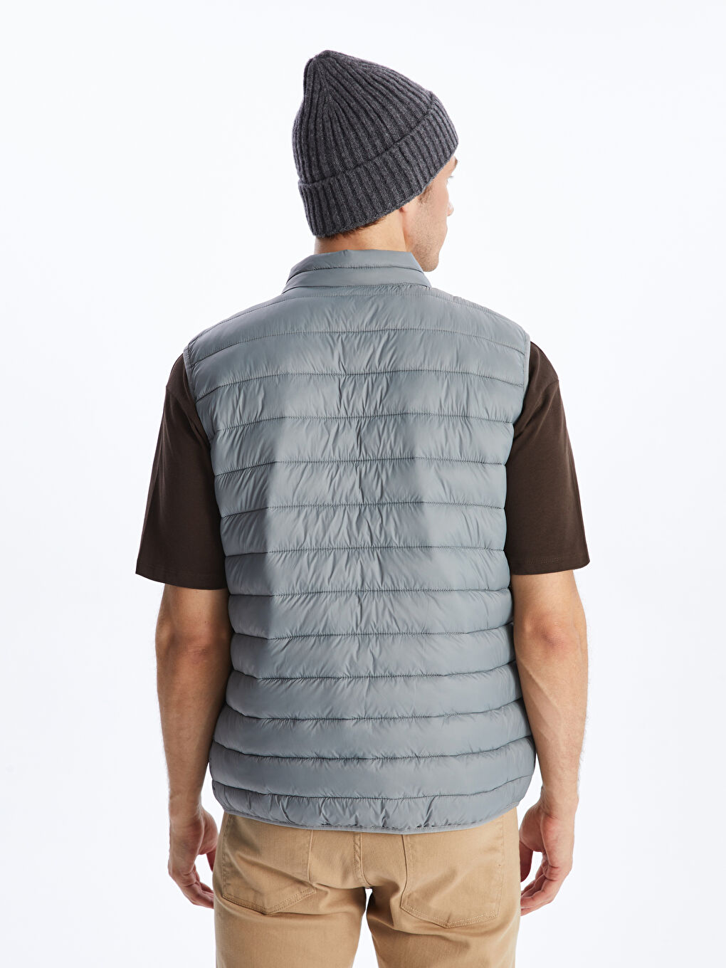 LCWAIKIKI Classic Standard Fit Funnel Neck Men's Puffer Gilet -S40392Z8-SZD
