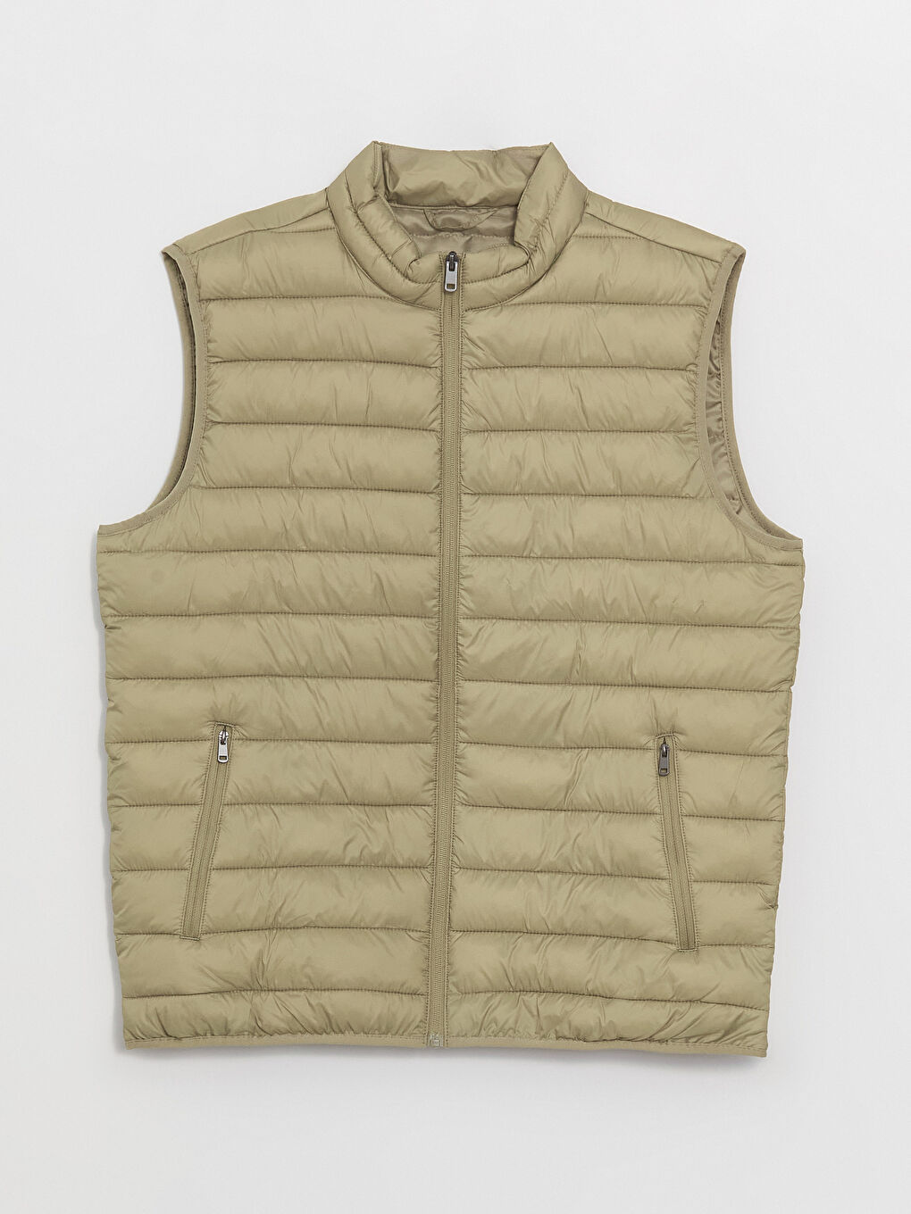Gilet Doudoune à Col Cheminée pour Hommes Coupe Standard-6