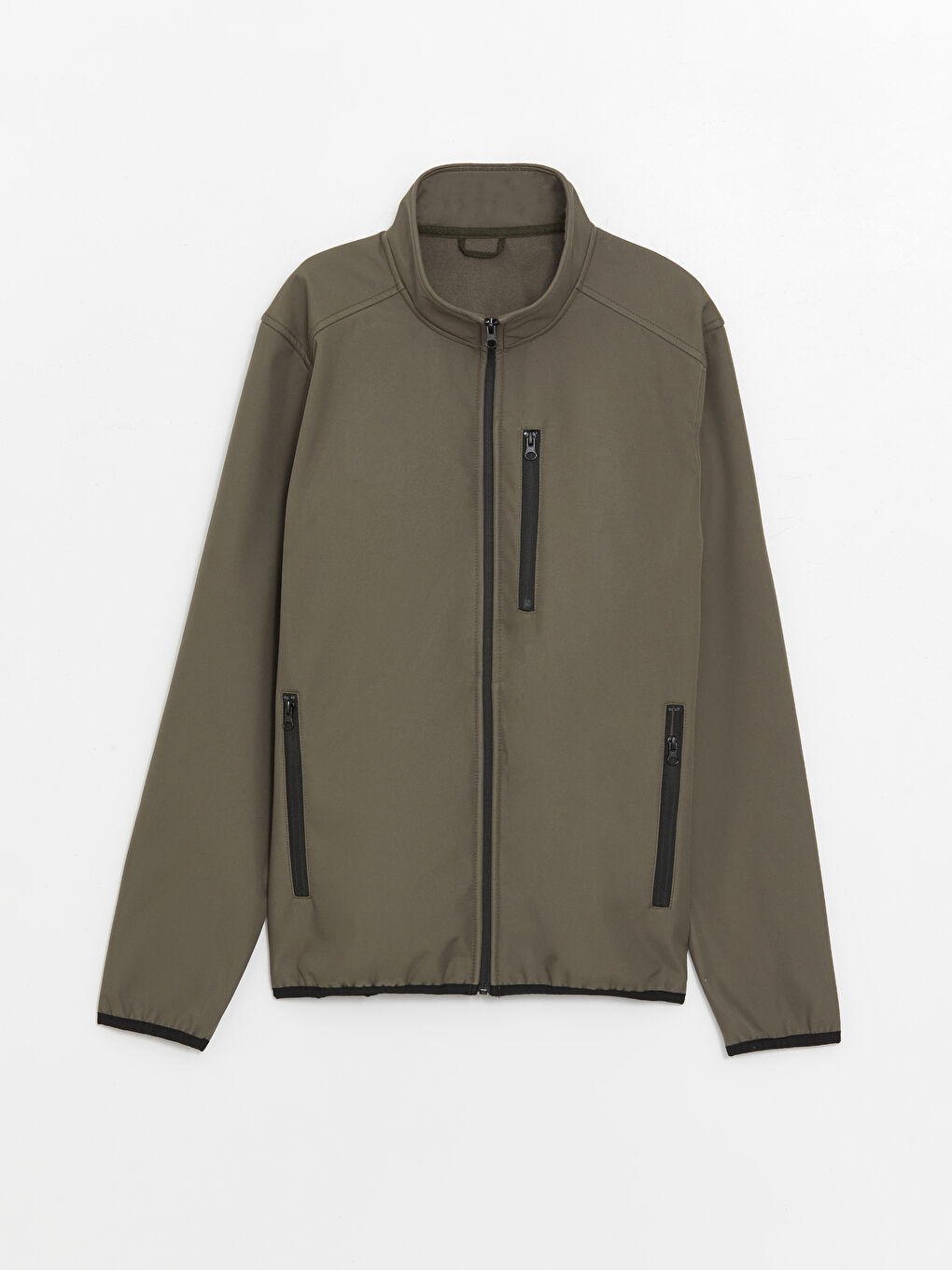 Standard Fit Turtle Neck Men's Coat -S40406Z8-HPA