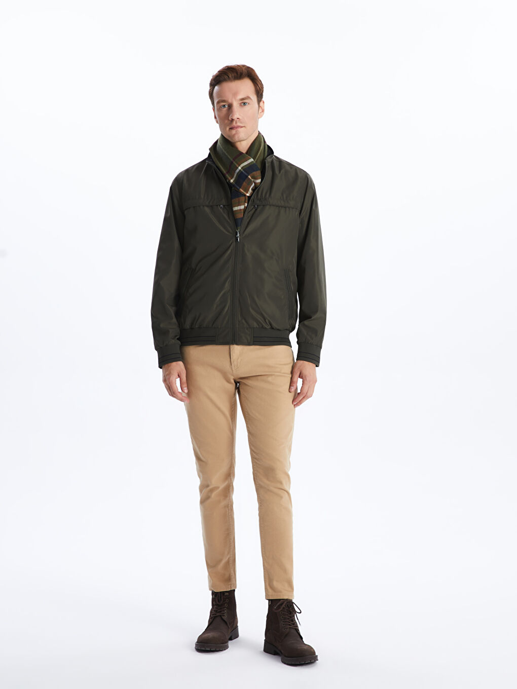 LCWAIKIKI Classic Standard Fit Funnel Neck Men's Coat -S40414Z8-K75