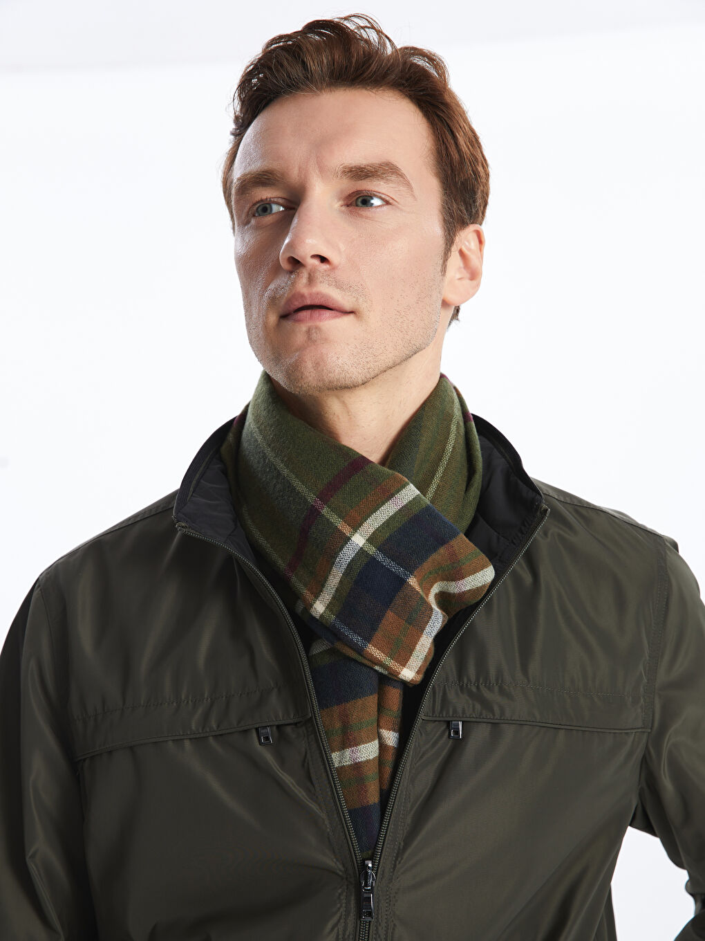LCWAIKIKI Classic Standard Fit Funnel Neck Men's Coat -S40414Z8-K75