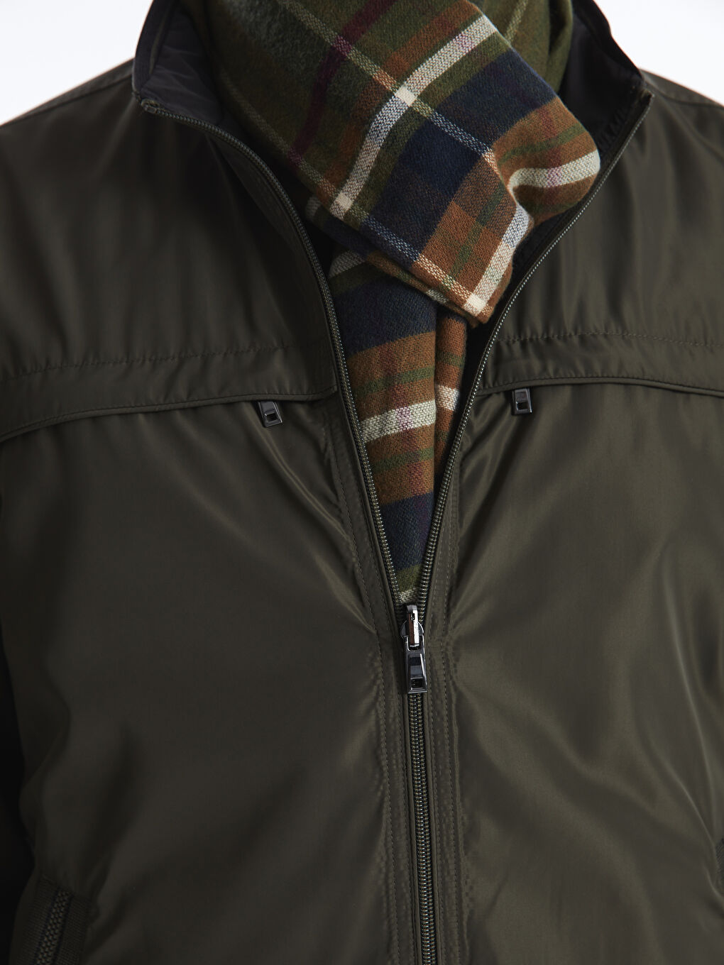 LCWAIKIKI Classic Standard Fit Funnel Neck Men's Coat -S40414Z8-K75