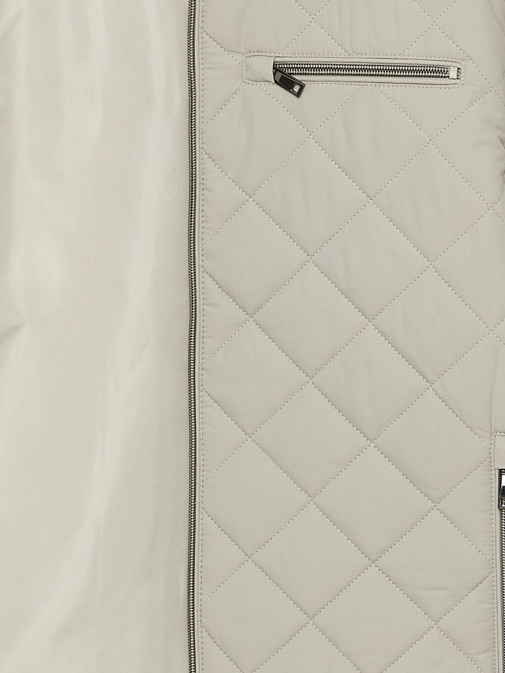 Ерлерге арналған стандартты пішім биік жағалы пуховик пальто-8