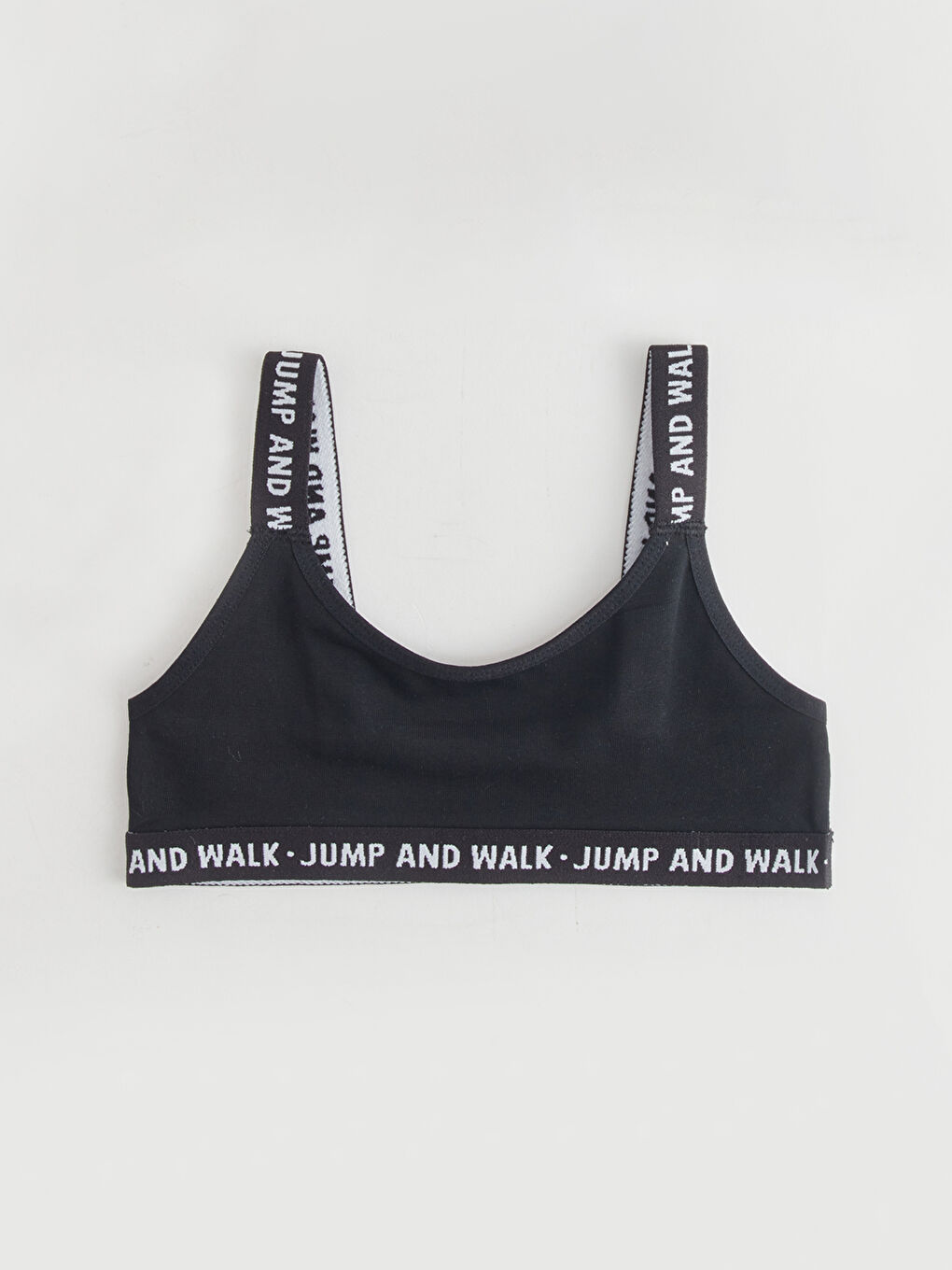 Siyah Baskılı Kız Çocuk Büstiyer