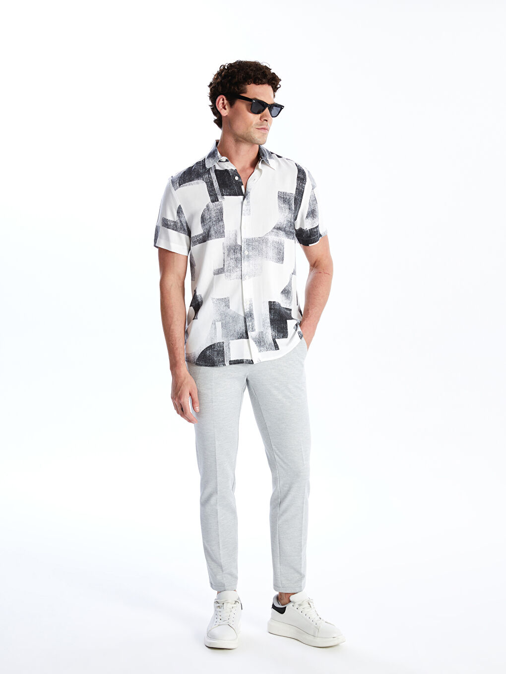 SOUTHBLUE Gri Slim Fit Erkek Pantolon