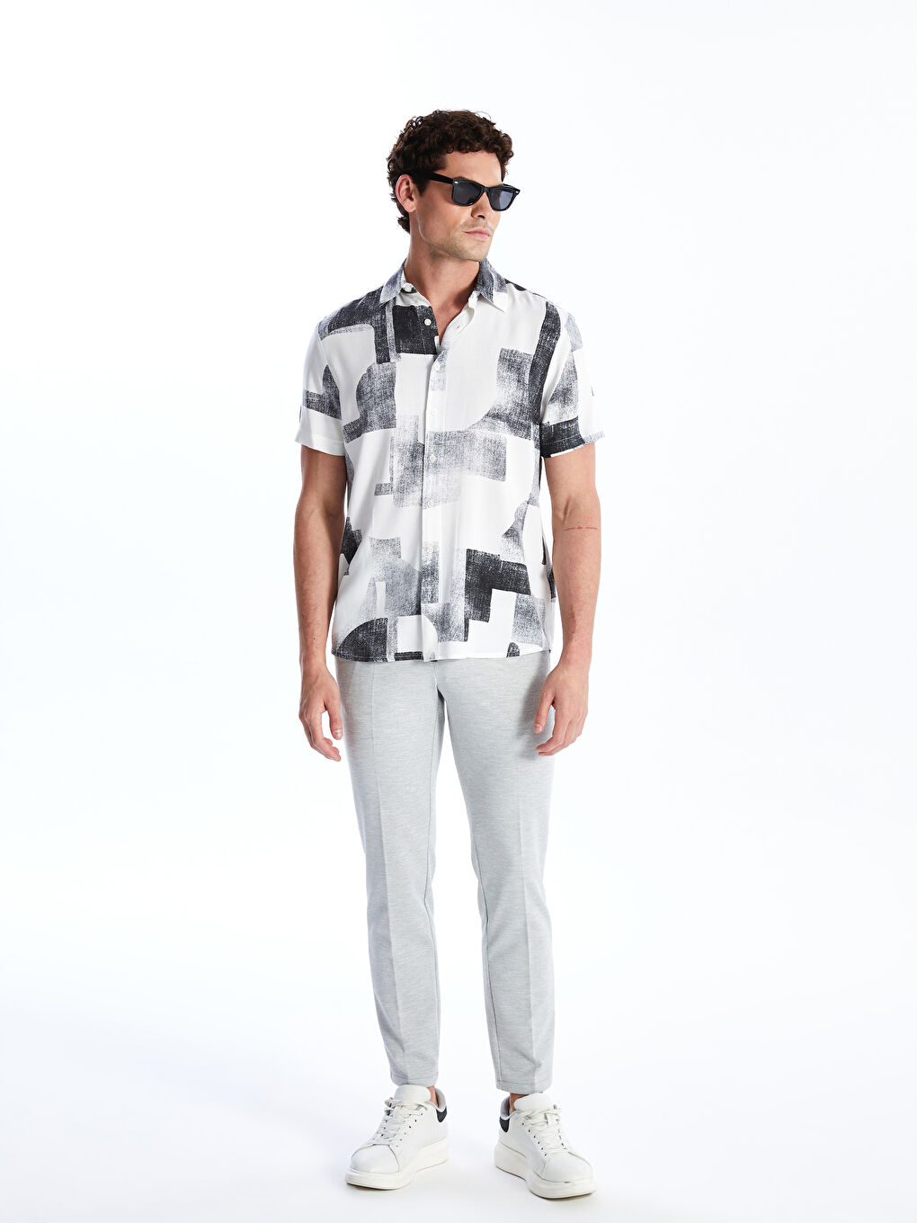 SOUTHBLUE Gri Slim Fit Erkek Pantolon - 1