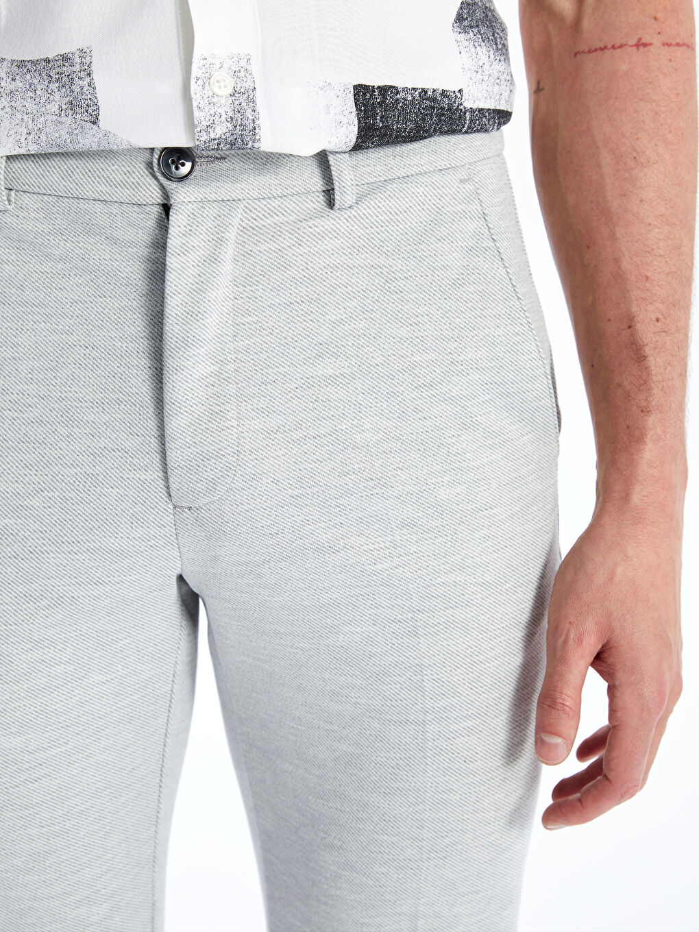 SOUTHBLUE Gri Slim Fit Erkek Pantolon - 2