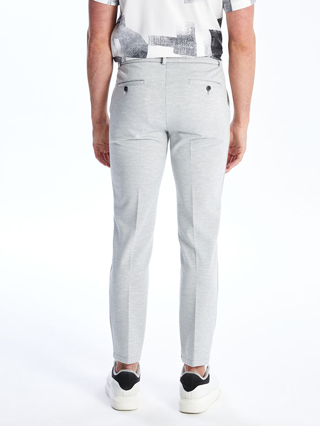 SOUTHBLUE Gri Slim Fit Erkek Pantolon - 4