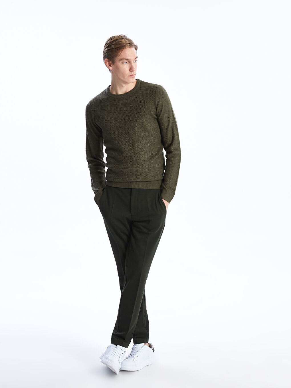 SOUTHBLUE Haki Slim Fit Erkek Pantolon