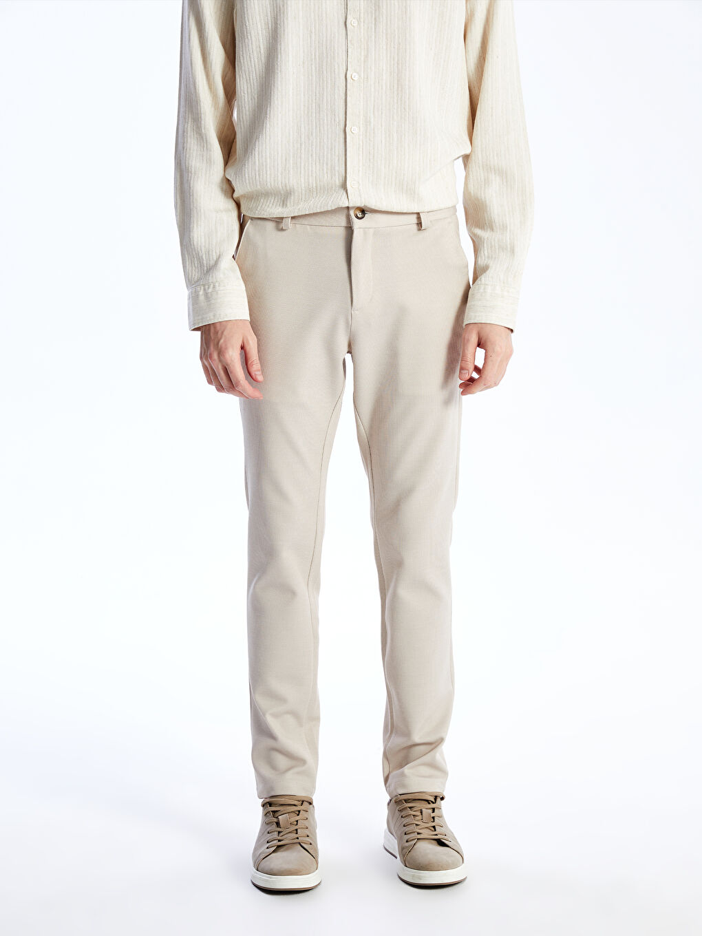 Muške pantalone slim fit -S40453Z8-QQB