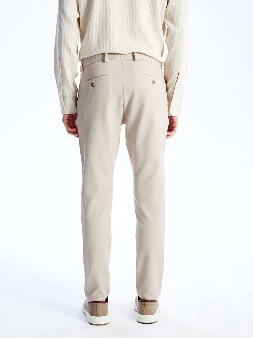 Muške pantalone slim fit -S40453Z8-QQB