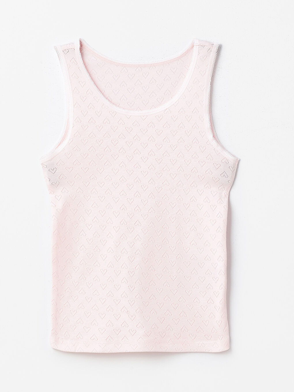 Pembe Bisiklet Yaka Kız Çocuk Atlet