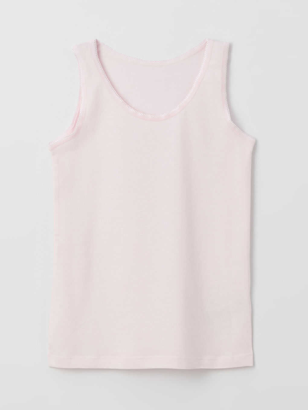 Pembe Bisiklet Yaka Kız Çocuk Atlet