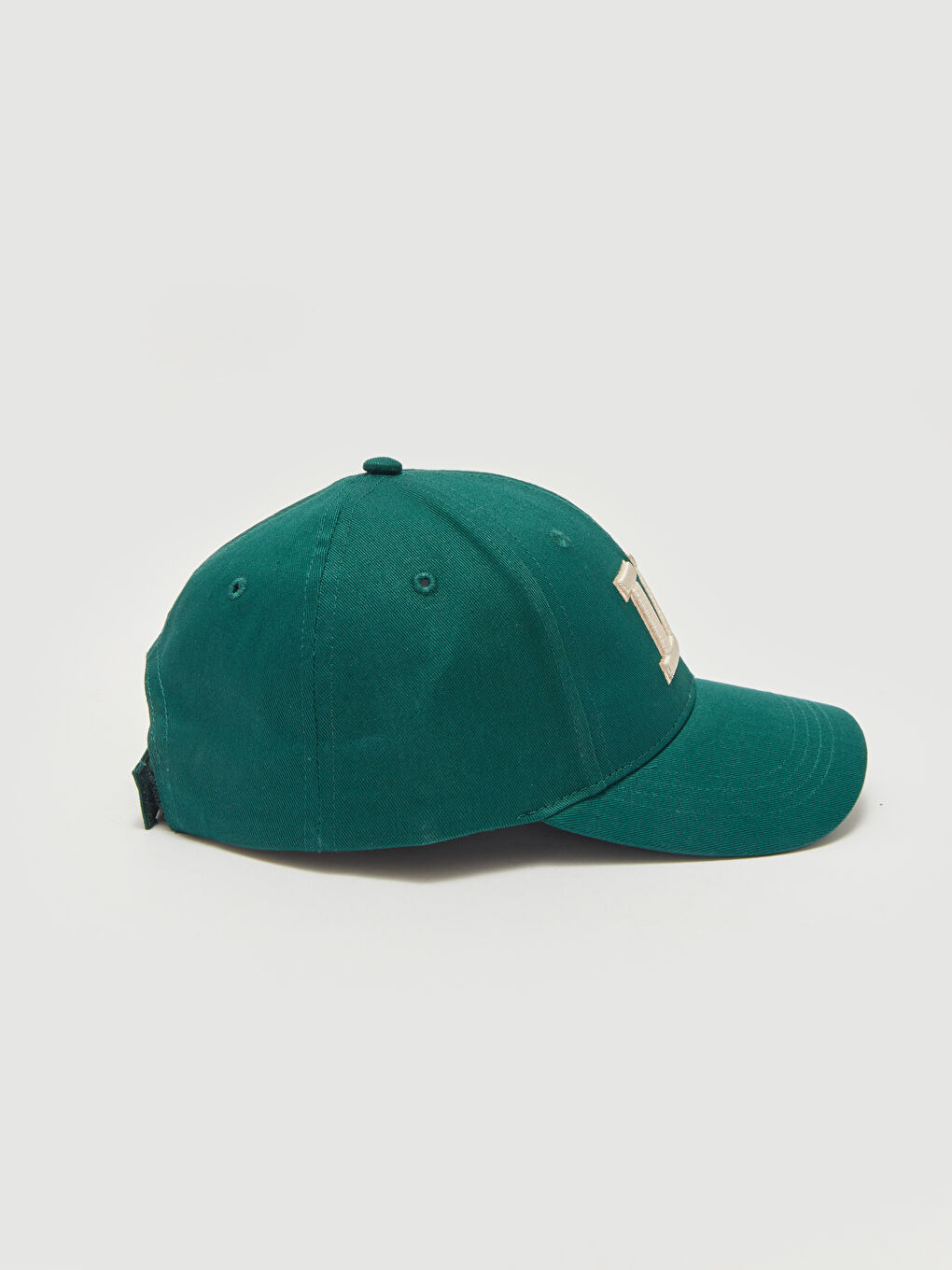 Yeşil Yazı Nakışlı Erkek Kep Şapka-5