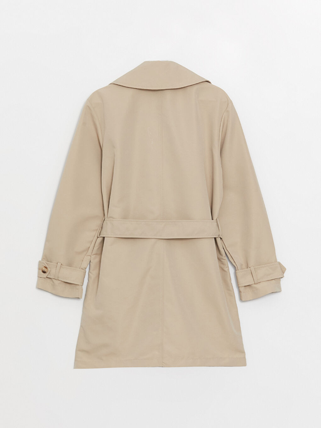 Jacket Collar Oversize Women's Trench Coat-8