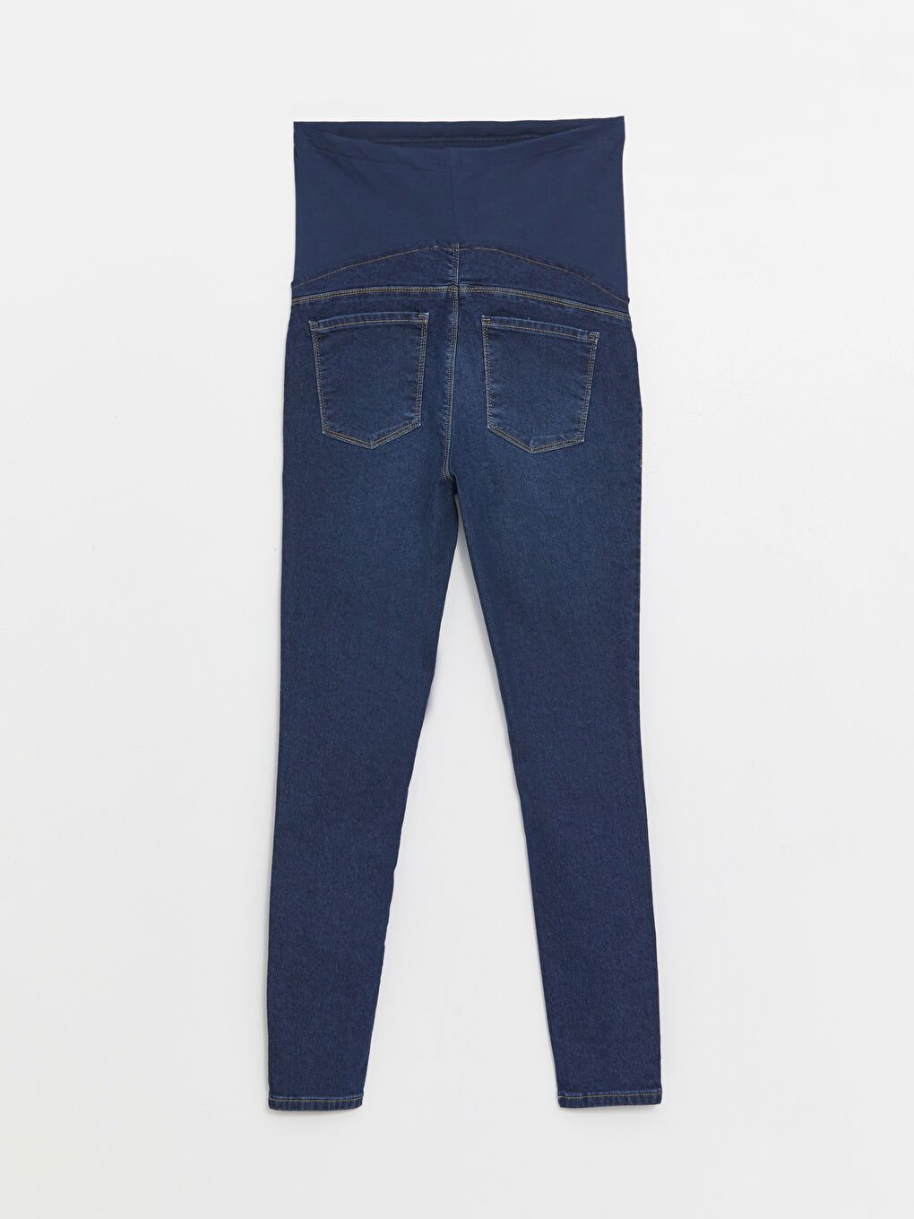 LCWAIKIKI Maternity Orta İndigo Rodeo Karın Panelli Jüpiter Süper Skinny Fit Hamile Jean Pantolon - 6