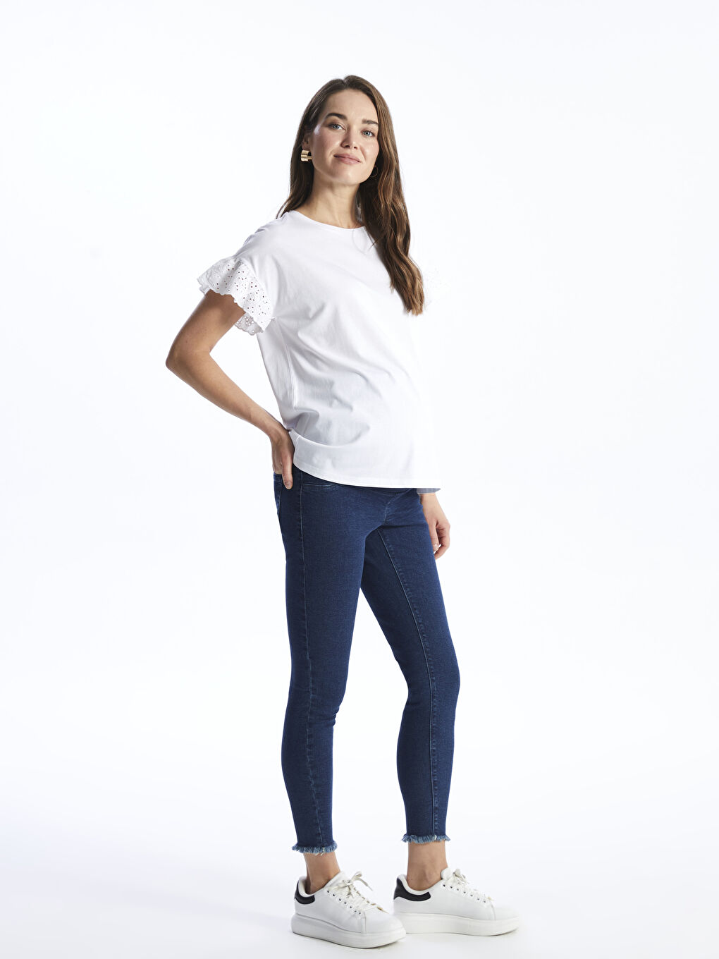 LCWAIKIKI Maternity İndigo Karın Panelli Mercury Skinny Fit Hamile Jean Pantolon