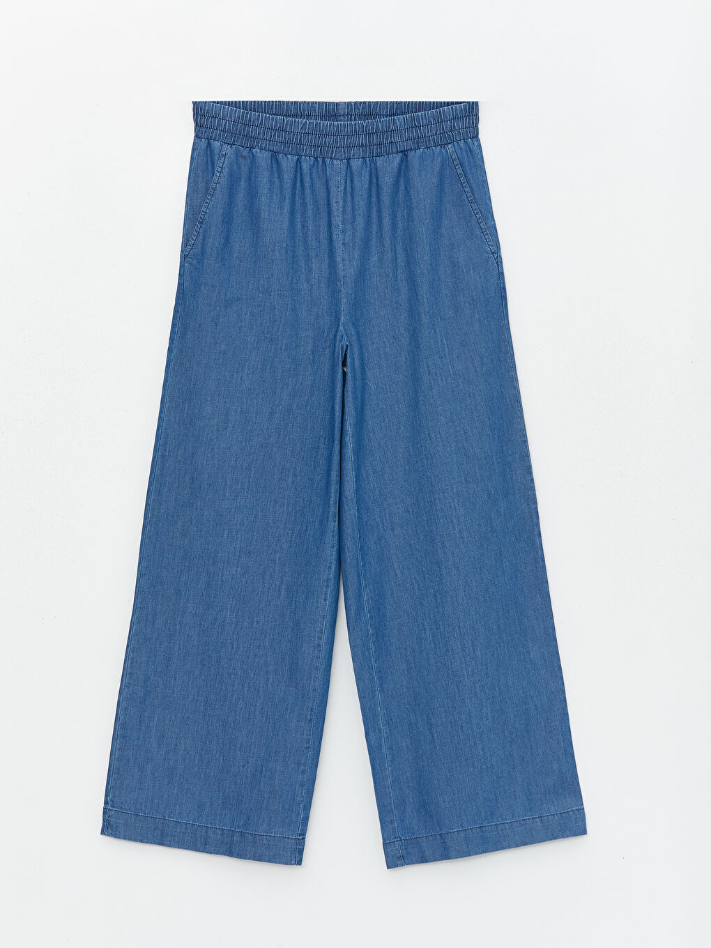 Wideleg Women's Jeans With Elastic Waist -S40564Z8-507