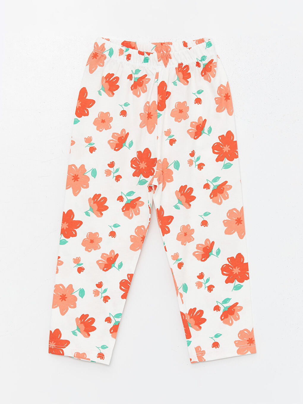 Polo Neck Long Sleeve Patterned Baby Girl Pajamas Set -S40595Z1-LRA