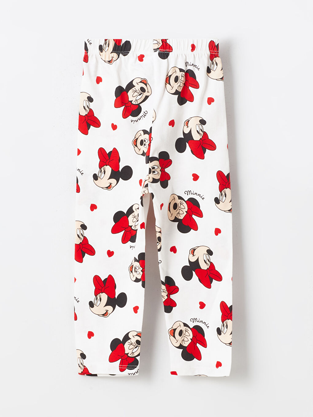 Polo Neck Long Sleeve Minnie Mouse Printed Baby Girls' Pyjama Set -S40623Z1-LRA