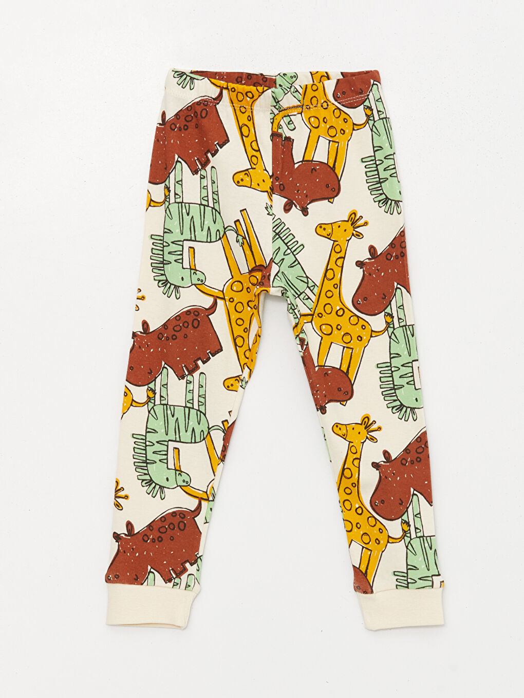 Crew Neck Long Sleeve Patterned Baby Boy Pajamas Set -S40657Z1-LRB