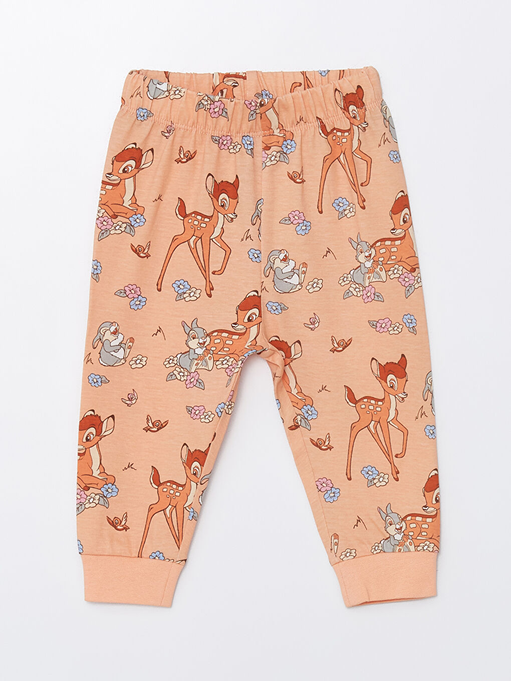 LCW baby Rundhalsausschnitt Langarm Bambi Bedruckt Pyjama-Set für Baby Mädchen -S40663Z1-G4T