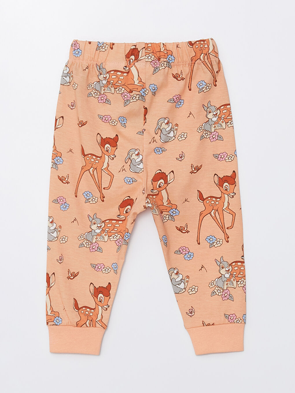 LCW baby Rundhalsausschnitt Langarm Bambi Bedruckt Pyjama-Set für Baby Mädchen -S40663Z1-G4T
