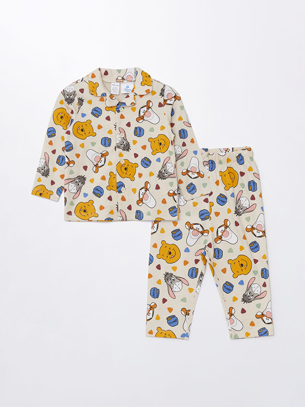 LCW baby Ensemble de pyjama pour bébés garçons à manches longues col roulé imprimé Winnie l'ourson -S40673Z1-LRB