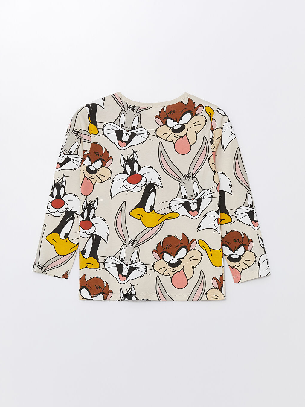 Crew Neck Long Sleeve Bugs Bunny Printed Baby Boys' Pyjama Set -S40690Z1-LRB