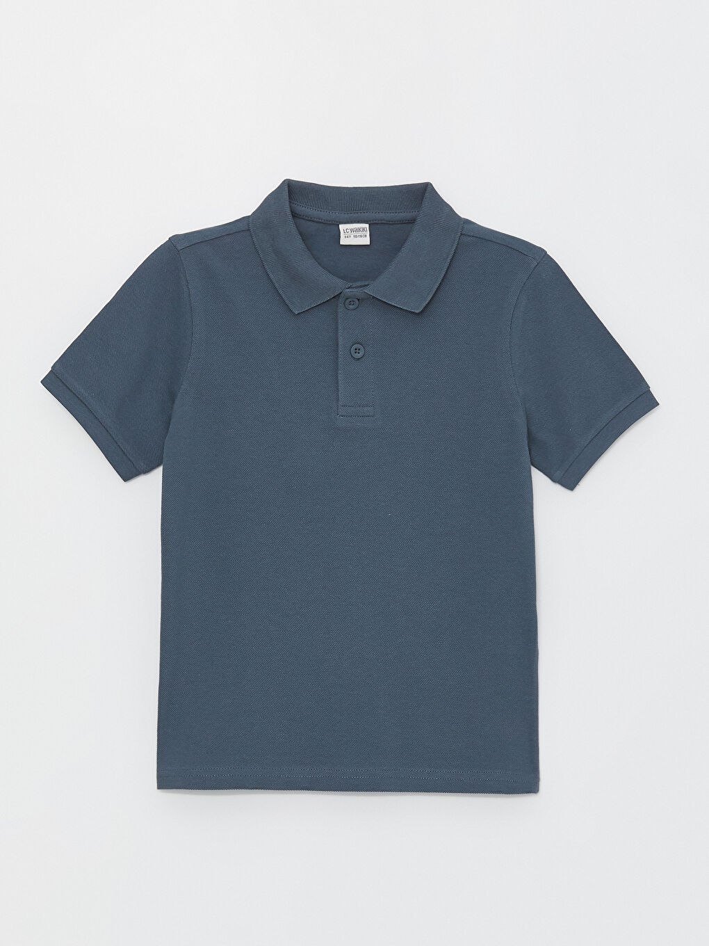 Polo Neck Basic Short Sleeve Boy T-shirt -S40739Z4-VZK