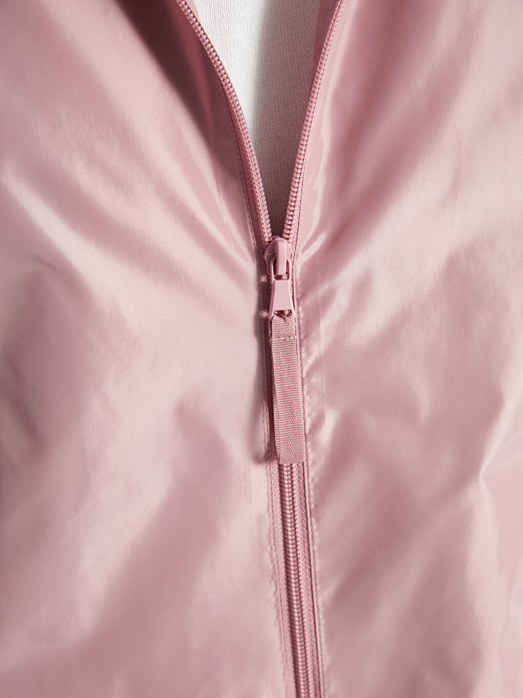 Women's Hooded Plain Raincoat-5