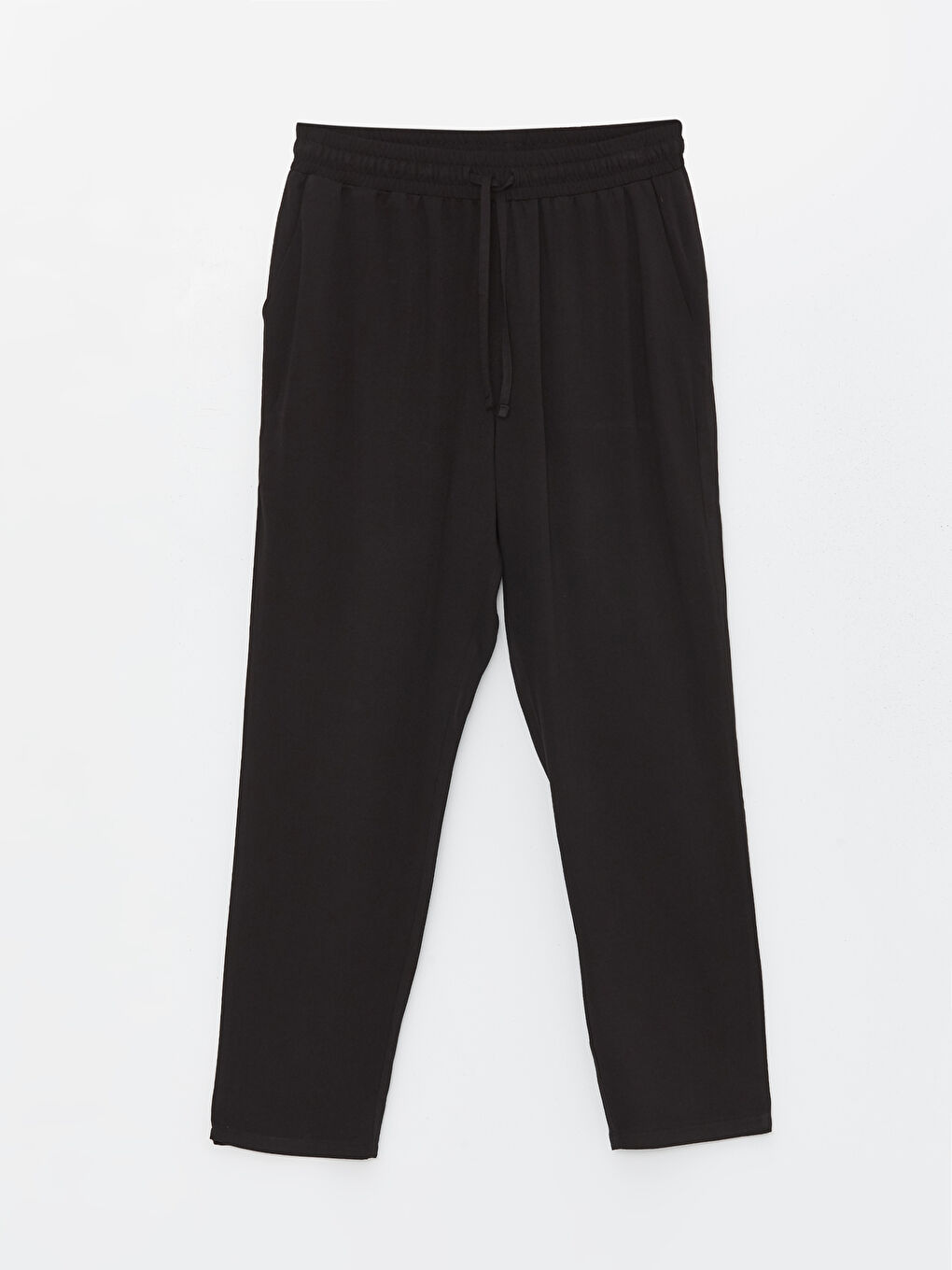 Elasticated Waist Relaxed Fit Women's Trousers -S40771Z8-CVL