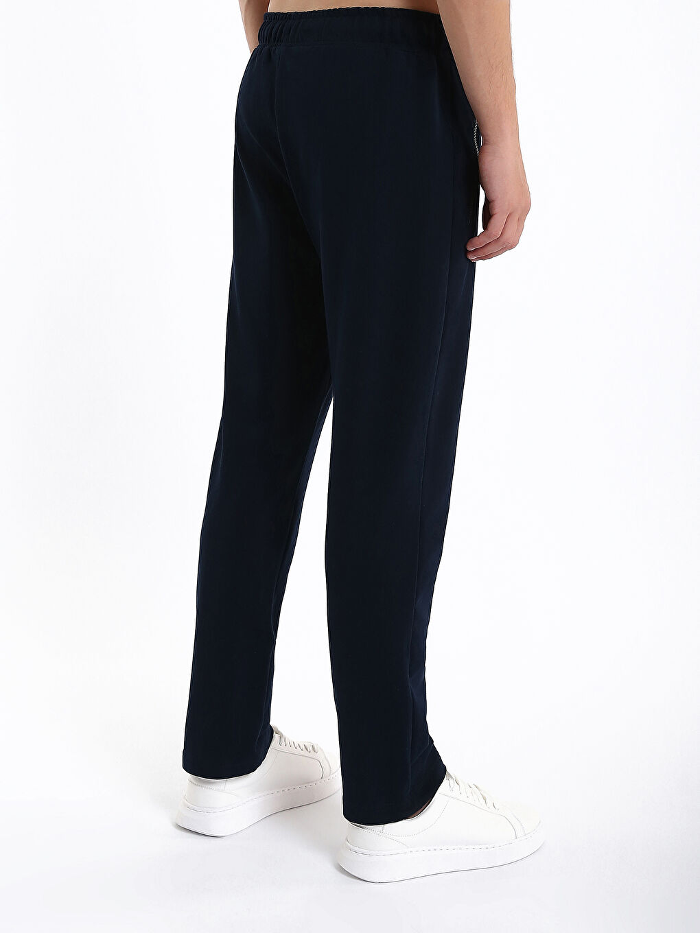 Lacivert Rahat Kalıp Erkek Eşofman Altı-8