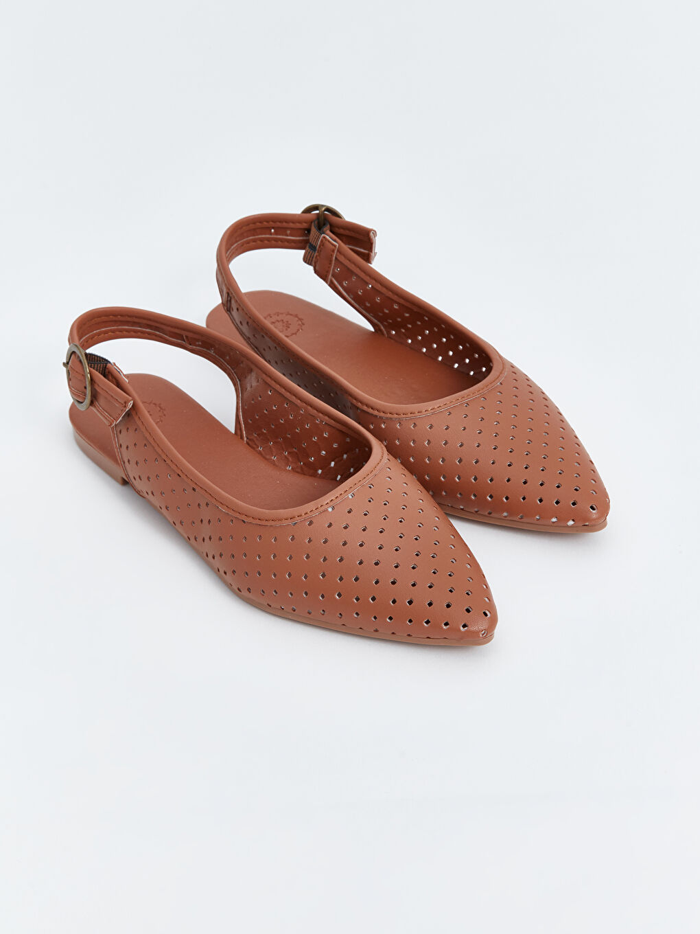 Leather Look Elastic Pointed Toe Women's Flats -S40869Z8-ESJ