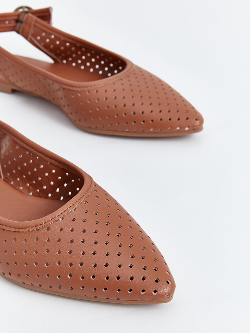 Leather Look Elastic Pointed Toe Women's Flats -S40869Z8-ESJ