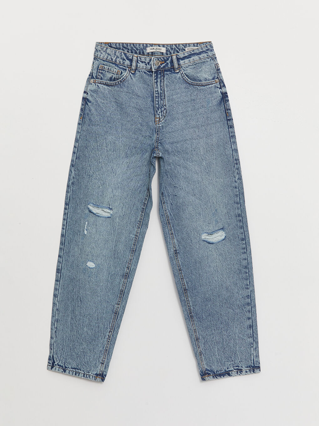 LCW Jeans Boyfriend Ripped Detailed Women's Jeans -S40911Z8-311