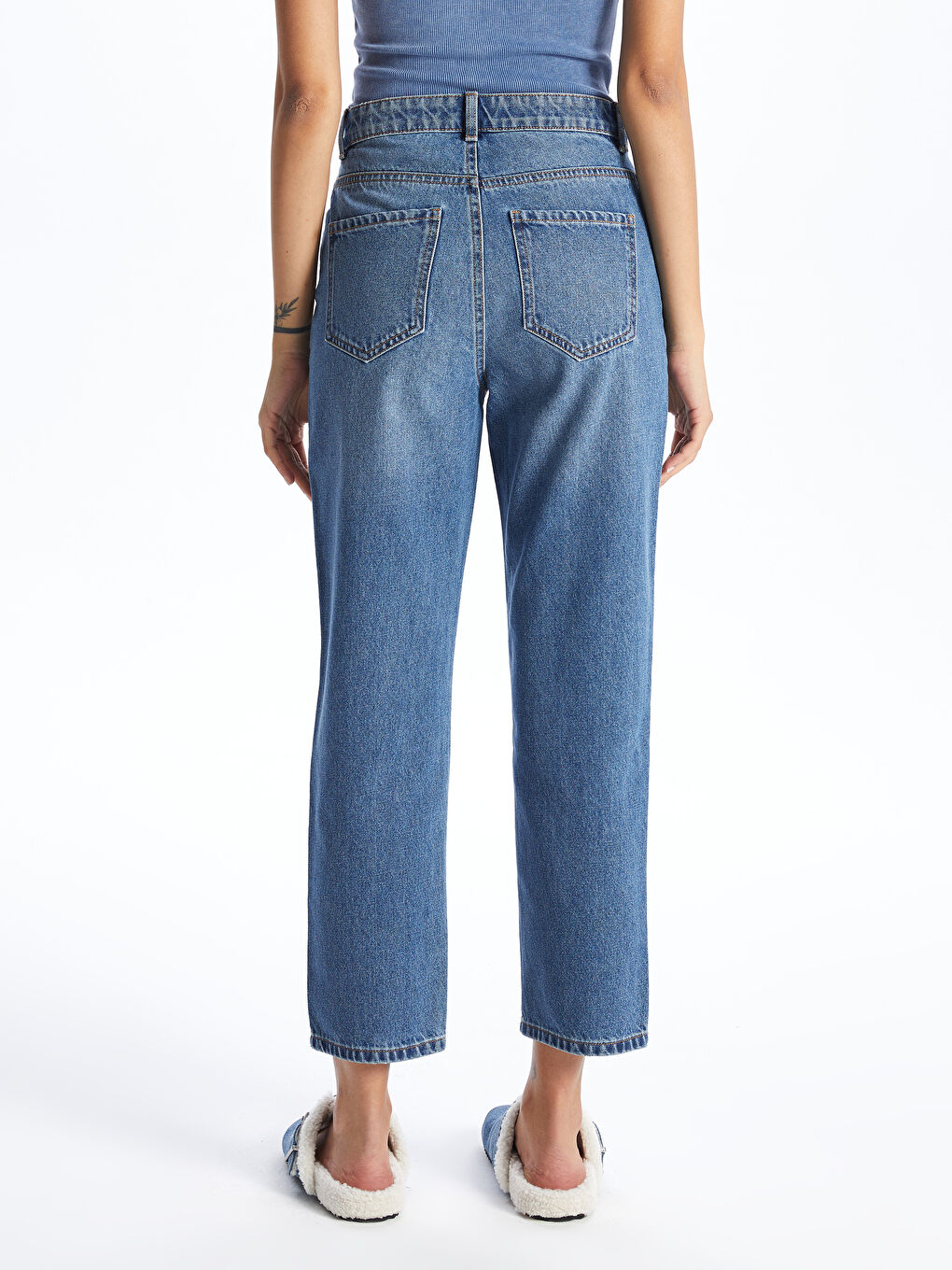 Ženske teksas pantalone ravnog kroja -S40925Z8-507