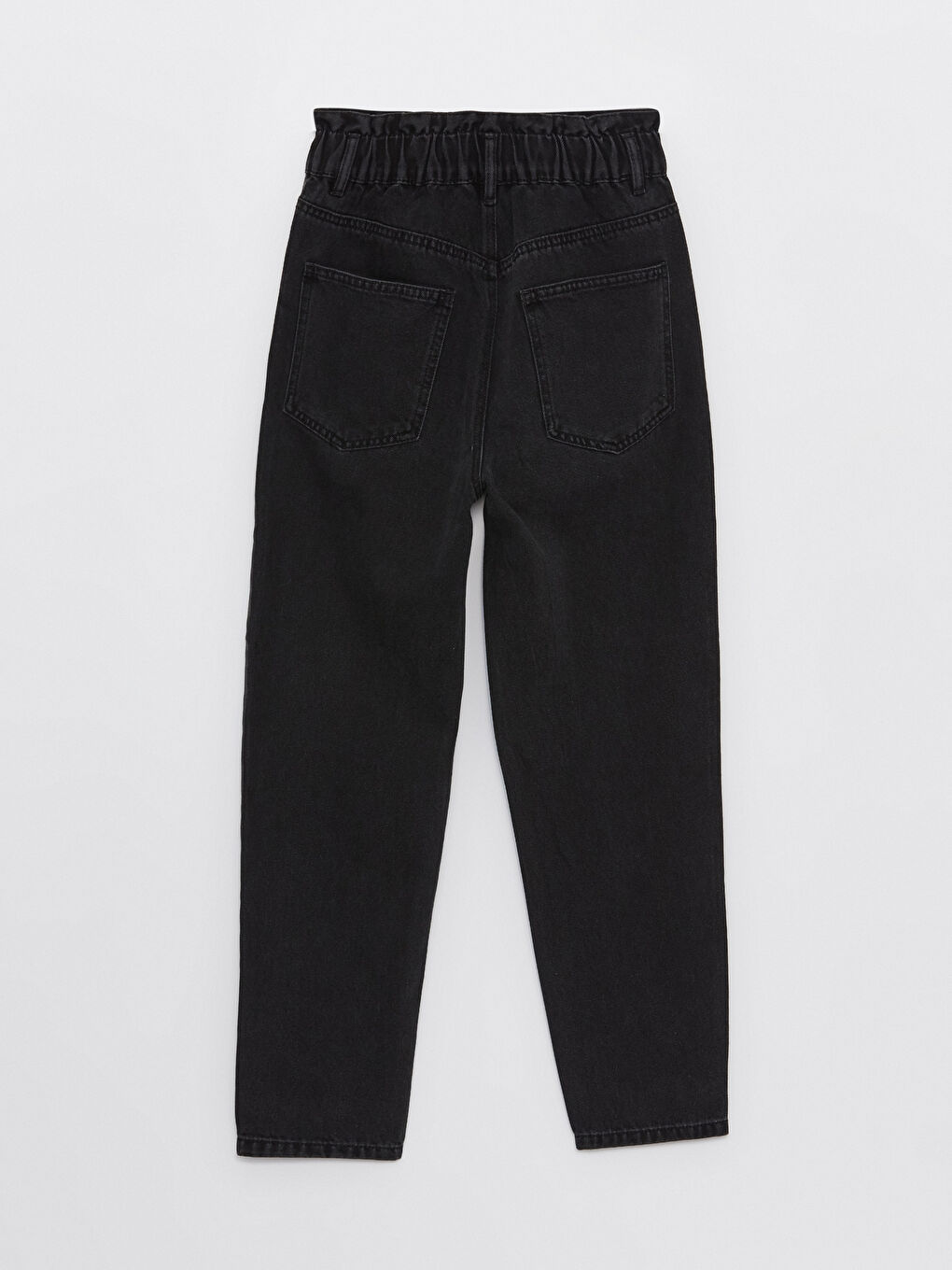 Elasticated Waist Slouchy Fit Women's Jeans -S40927Z8-327
