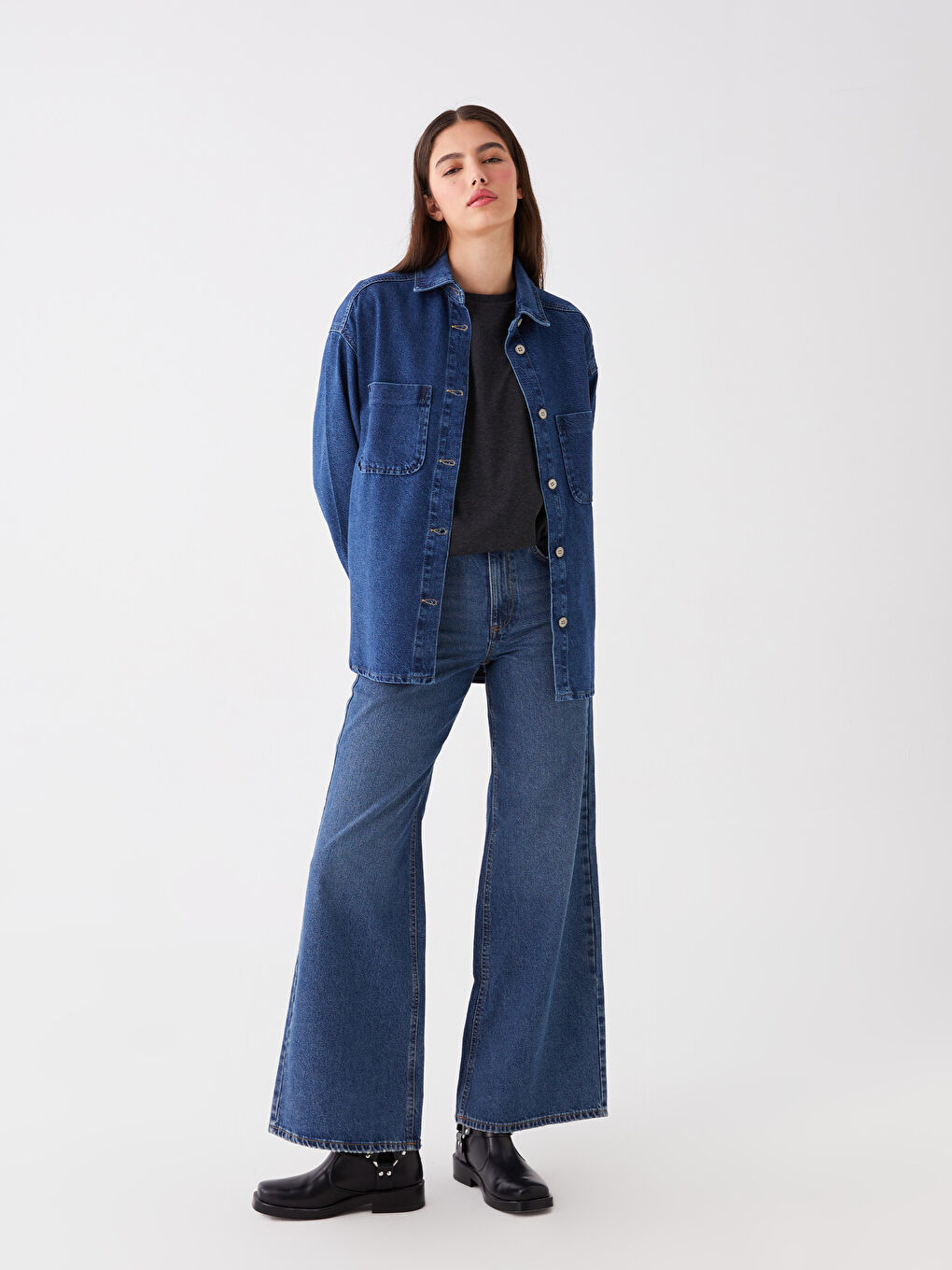 LCW Jeans Wideleg Women's Jeans -S40928Z8-507
