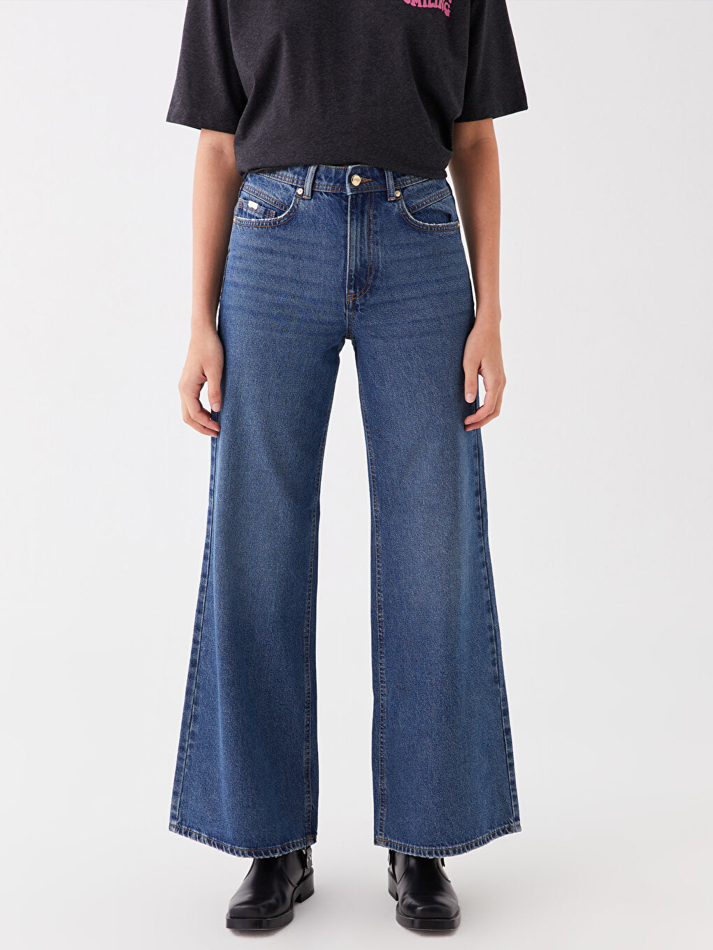 LCW Jeans Wideleg Women's Jeans -S40928Z8-507