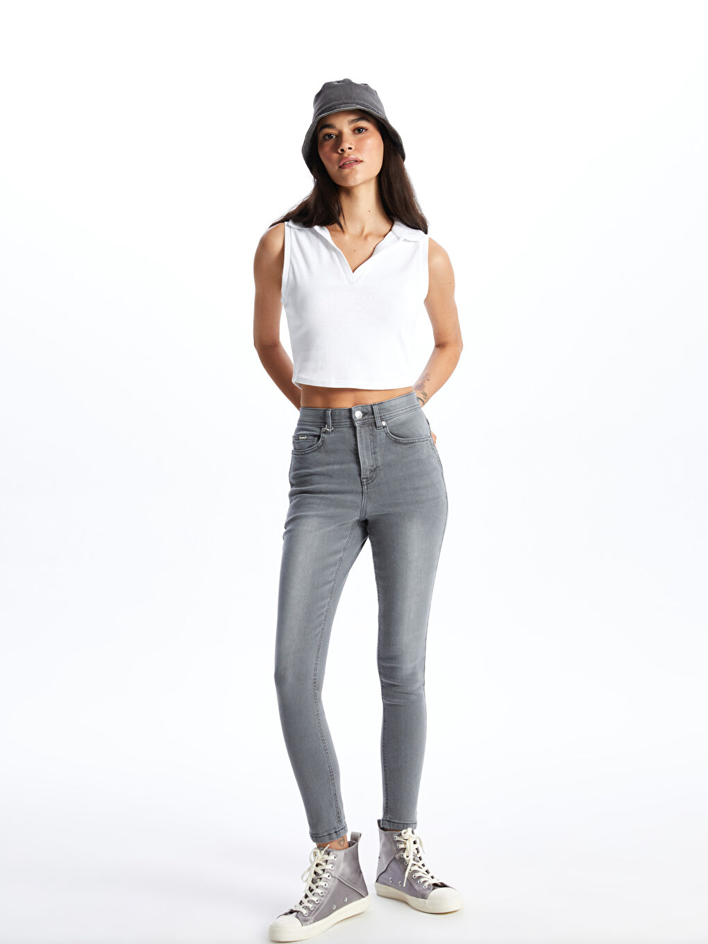 Jupiter Super Skinny Fit Women's Jeans -S40933Z8-GRD